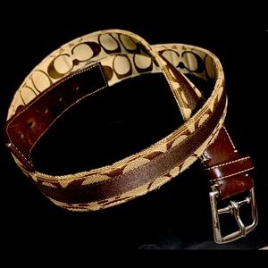 Gently used Mens 36” COACH  Belt